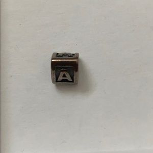 Pandora letter A charm